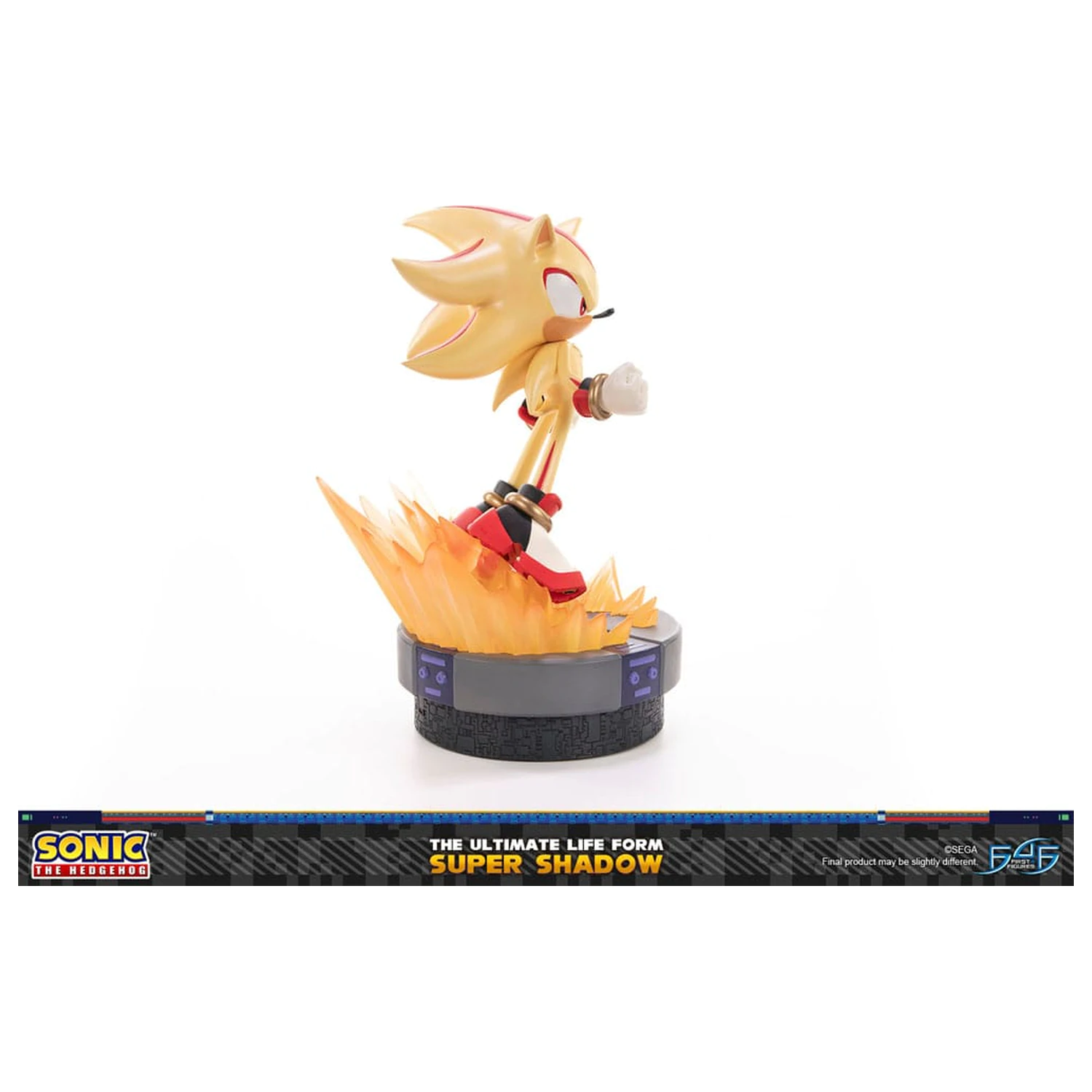 Sonic the Hedgehog The Ultimate Life Form szobor figura Super Shadow Standard Edition 32 cm termékfotó