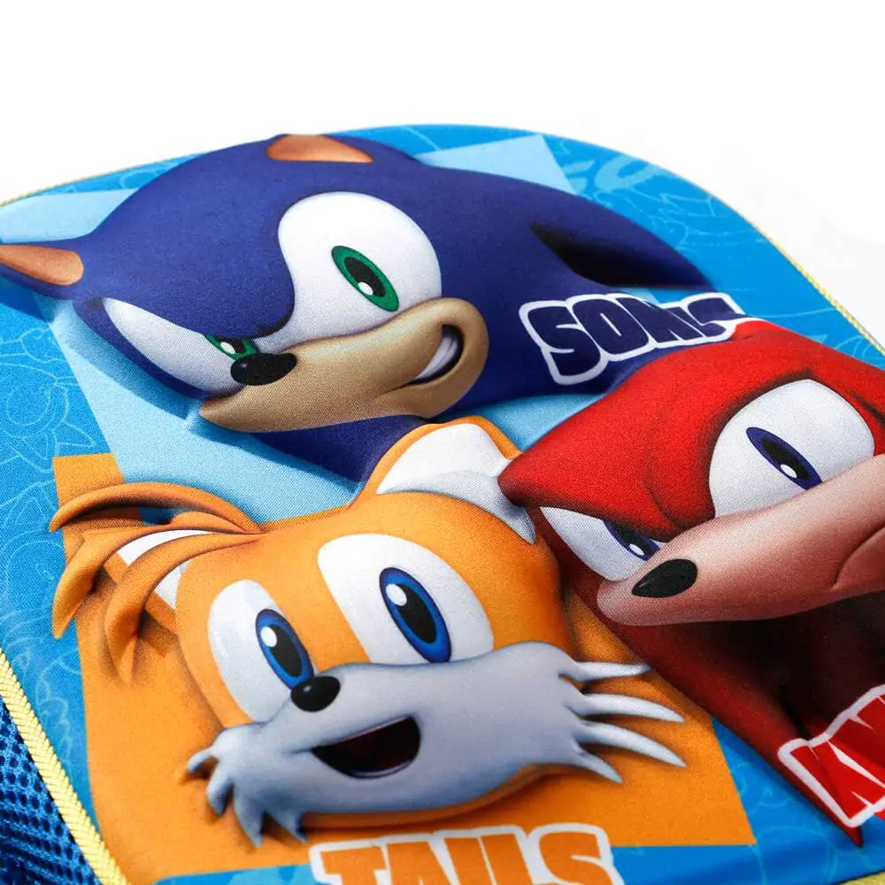 Sonic the Hedgehog Trio 3D gurulós táska 31cm termékfotó