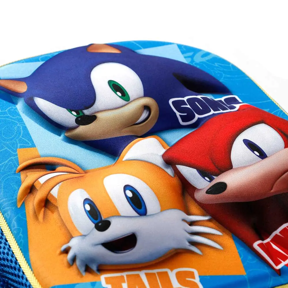 Sonic the Hedgehog Trio 3D táska hátizsák 31cm termékfotó