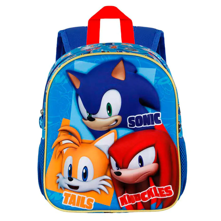 Sonic the Hedgehog Trio 3D táska hátizsák 31cm termékfotó