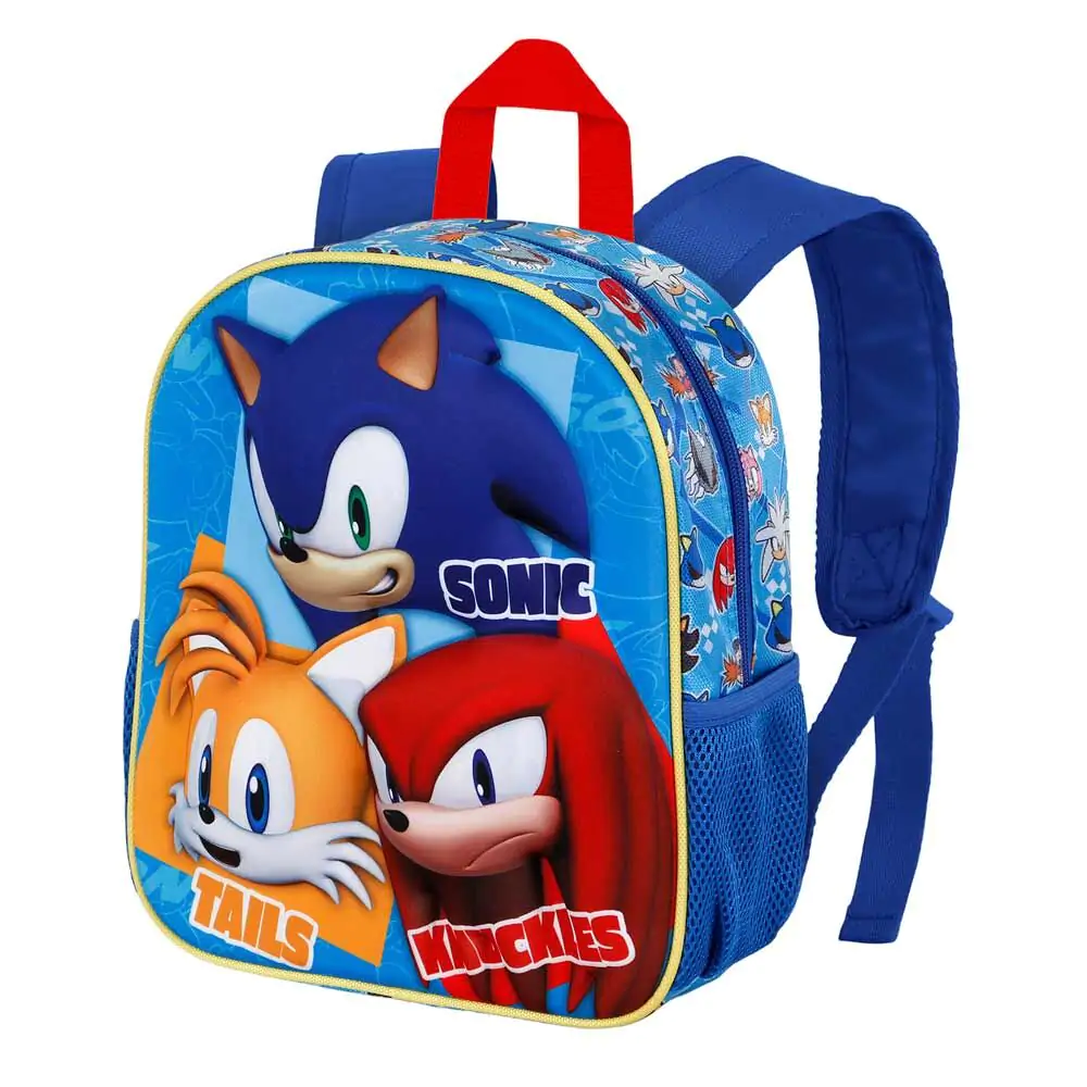 Sonic the Hedgehog Trio 3D táska hátizsák 31cm termékfotó