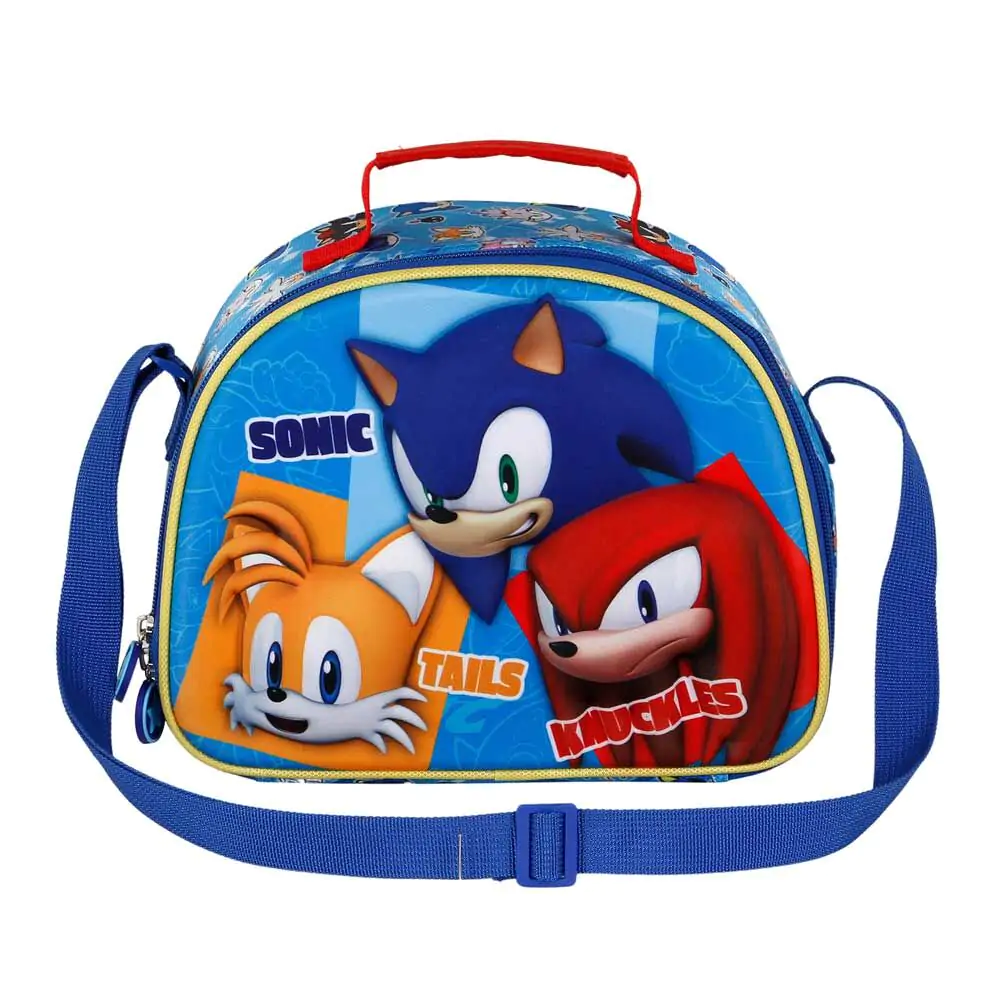 Sonic the Hedgehog Trio 3D uzsonnás táska termékfotó