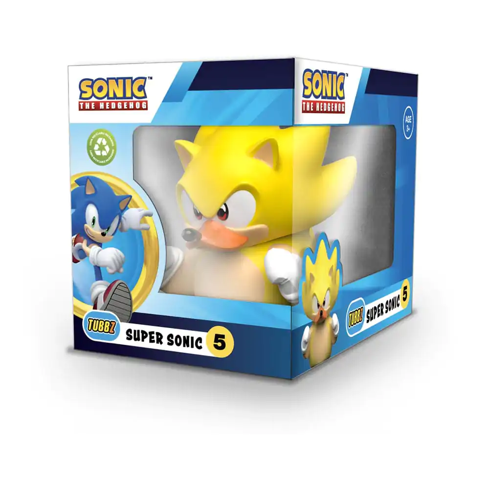 Sonic - The Hedgehog Tubbz Super Sonic Boxed Edition PVC figura 10 cm termékfotó