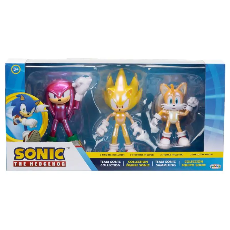 Sonic the Hedgehog Ultimate Team Up 3db-os figura csomag 10cm termékfotó