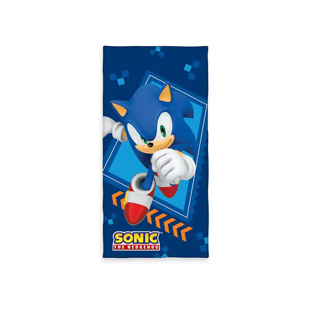 Sonic - The Hedgehog Velour törölköző 75 x 150 cm   termékfotó