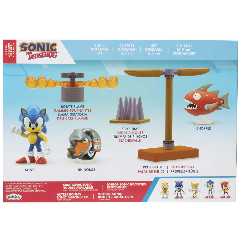 Sonic The Hedgehog wave 2 diorama csomag 6cm termékfotó