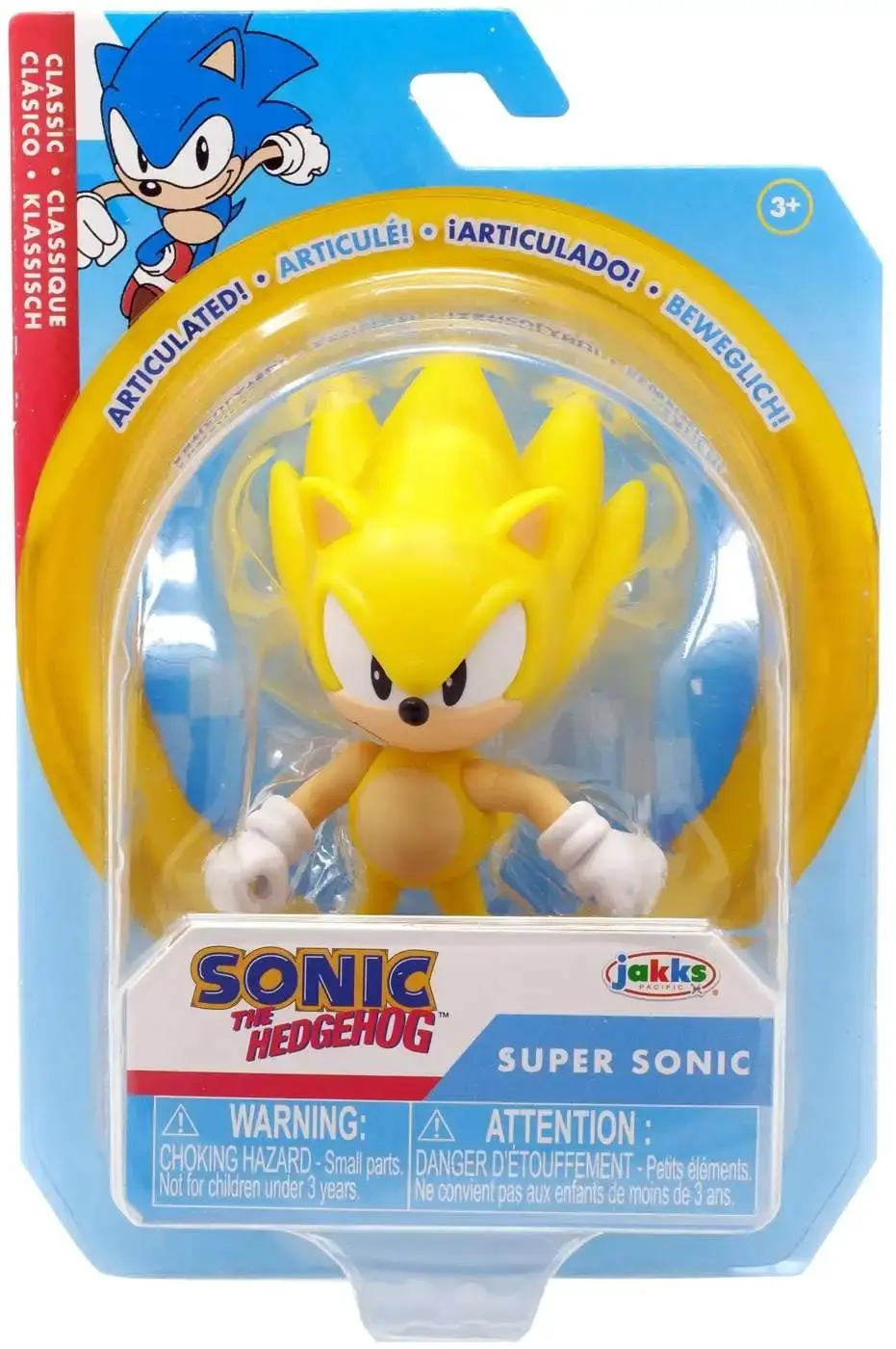 Sonic the Hedgehog Wave 7 Super Sonic figura 6 cm termékfotó