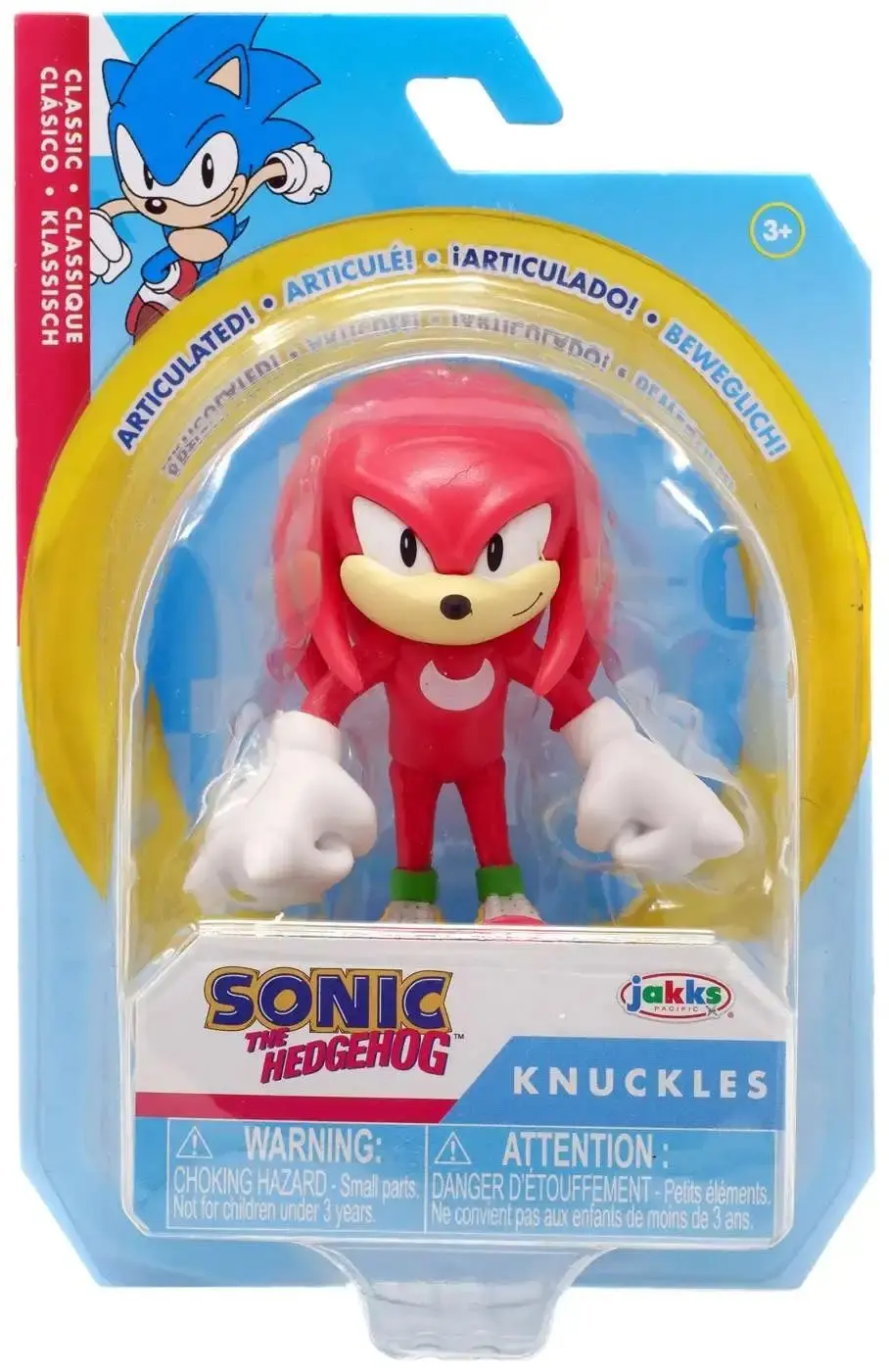 Sonic The Hedgehog Wave 8 Knuckles figura 6 cm termékfotó