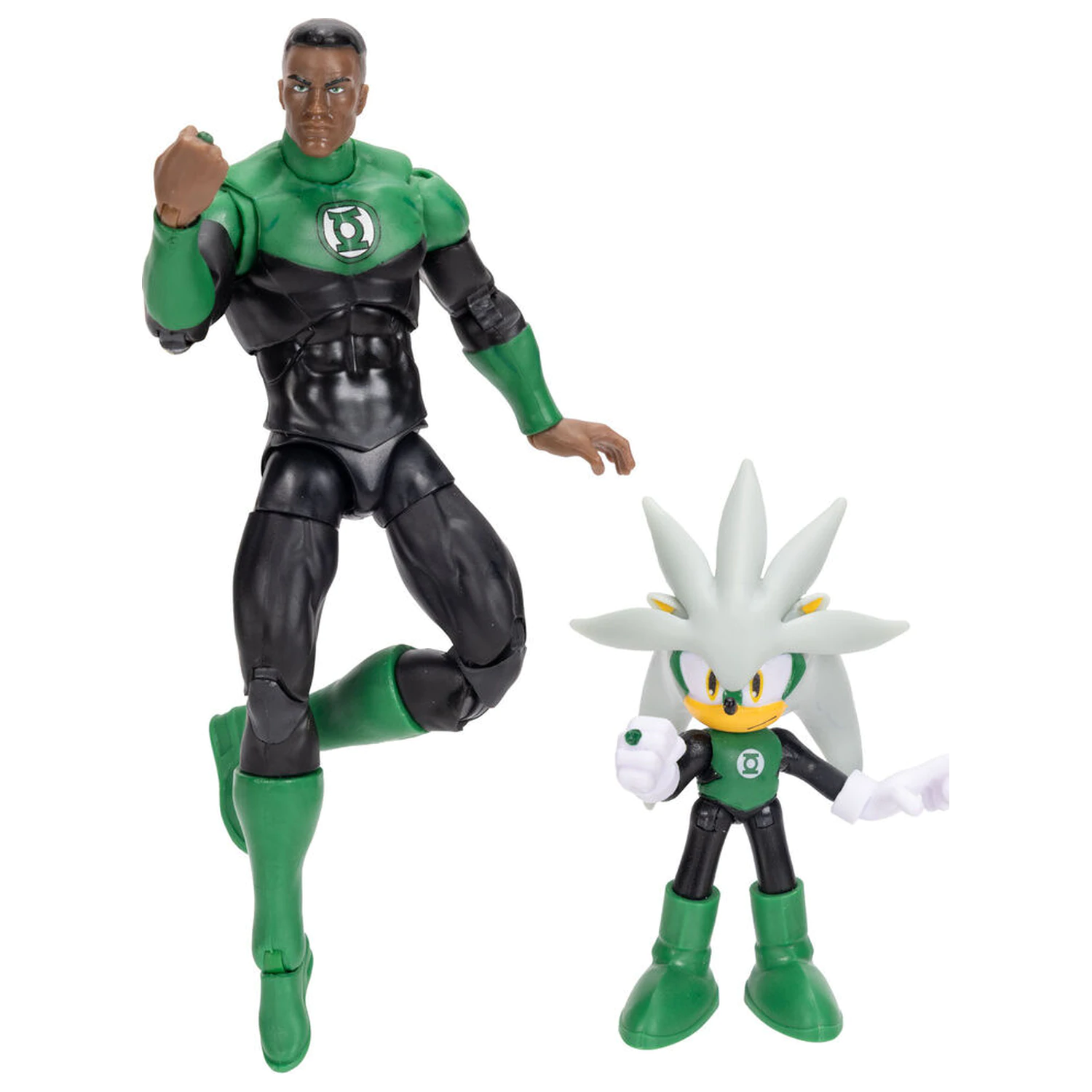 Sonic The Hedgehog x Dc Comics Silver & Green Lantern figura termékfotó