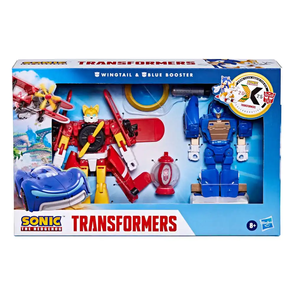 Sonic the Hedgehog x Transformers Wingtail & Blue Booster akciófigurák 13 cm termékfotó