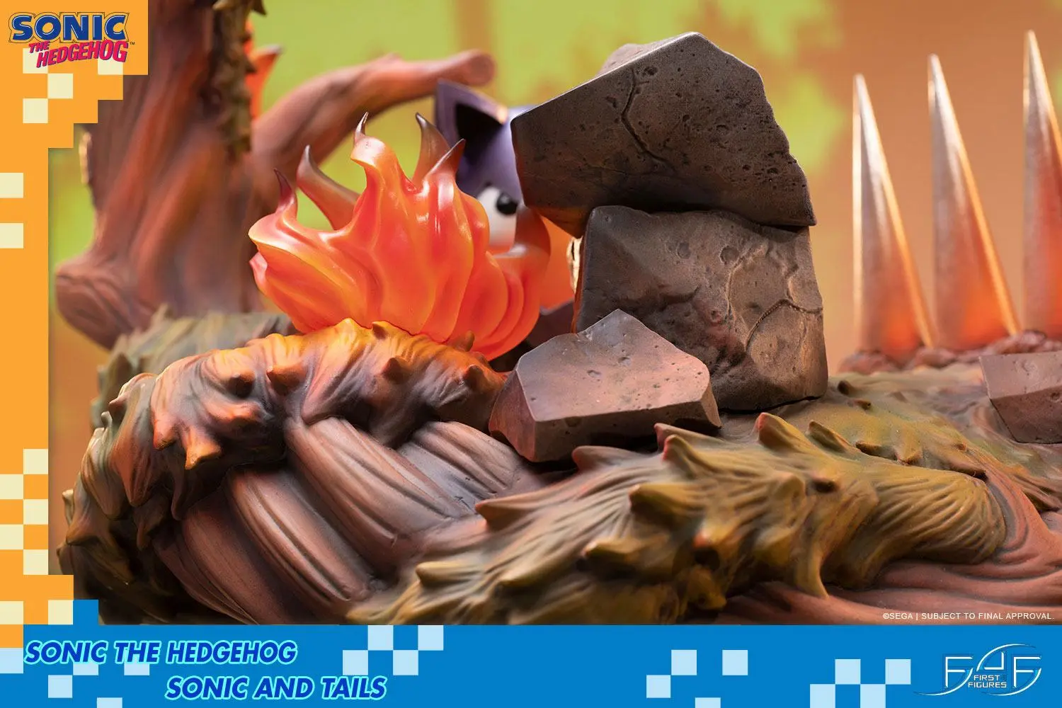 Sonic the HedgehogSonic &amp; Tails szobor figura 51 cm termékfotó