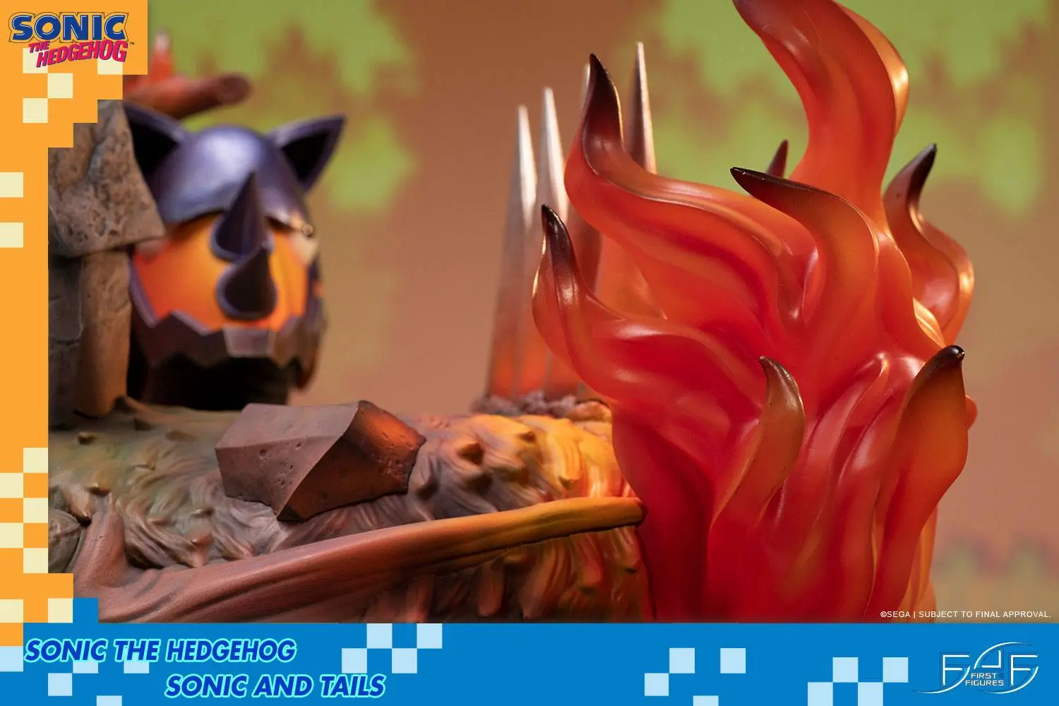 Sonic the HedgehogSonic &amp; Tails szobor figura 51 cm termékfotó