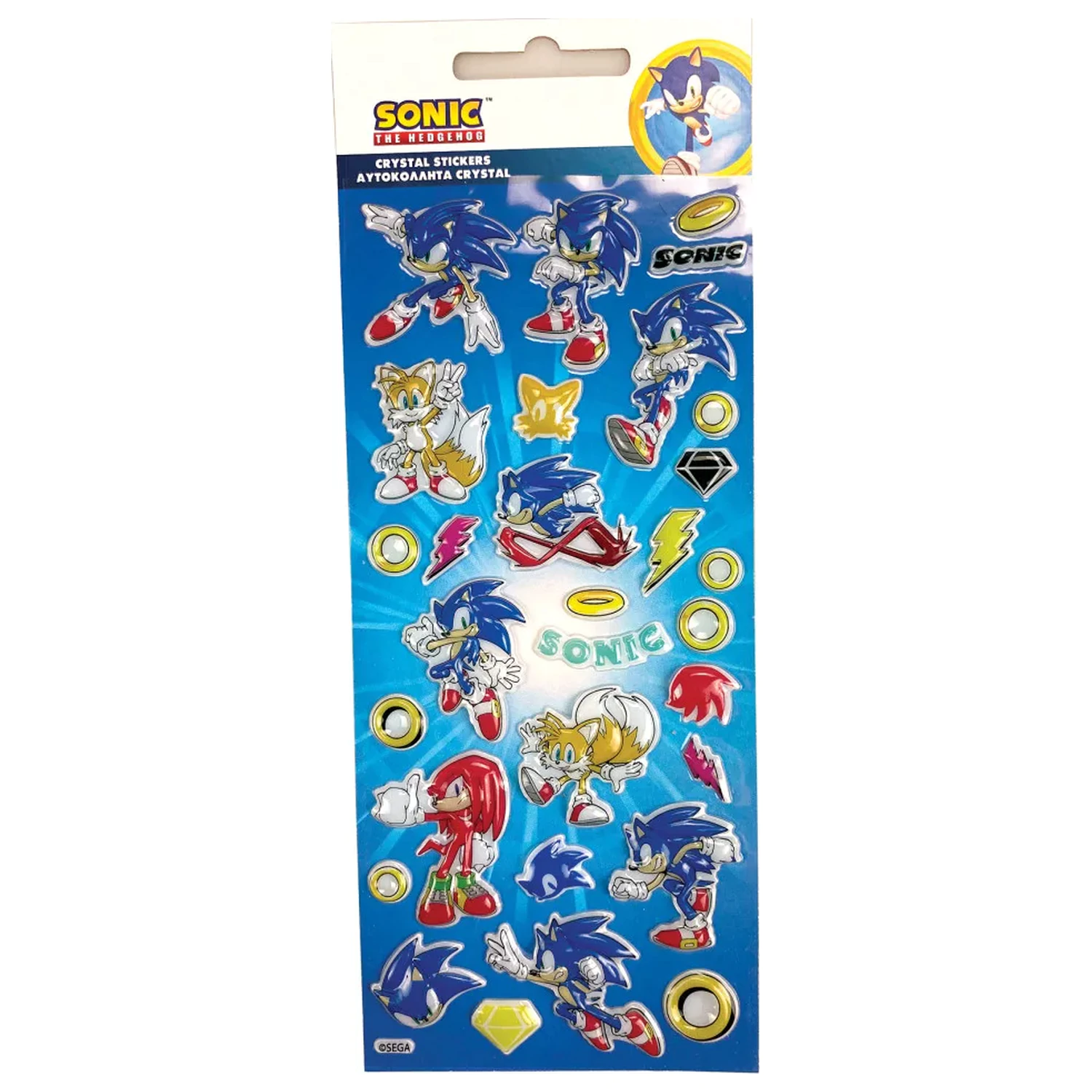 Sonic Trio bubble matrica termékfotó