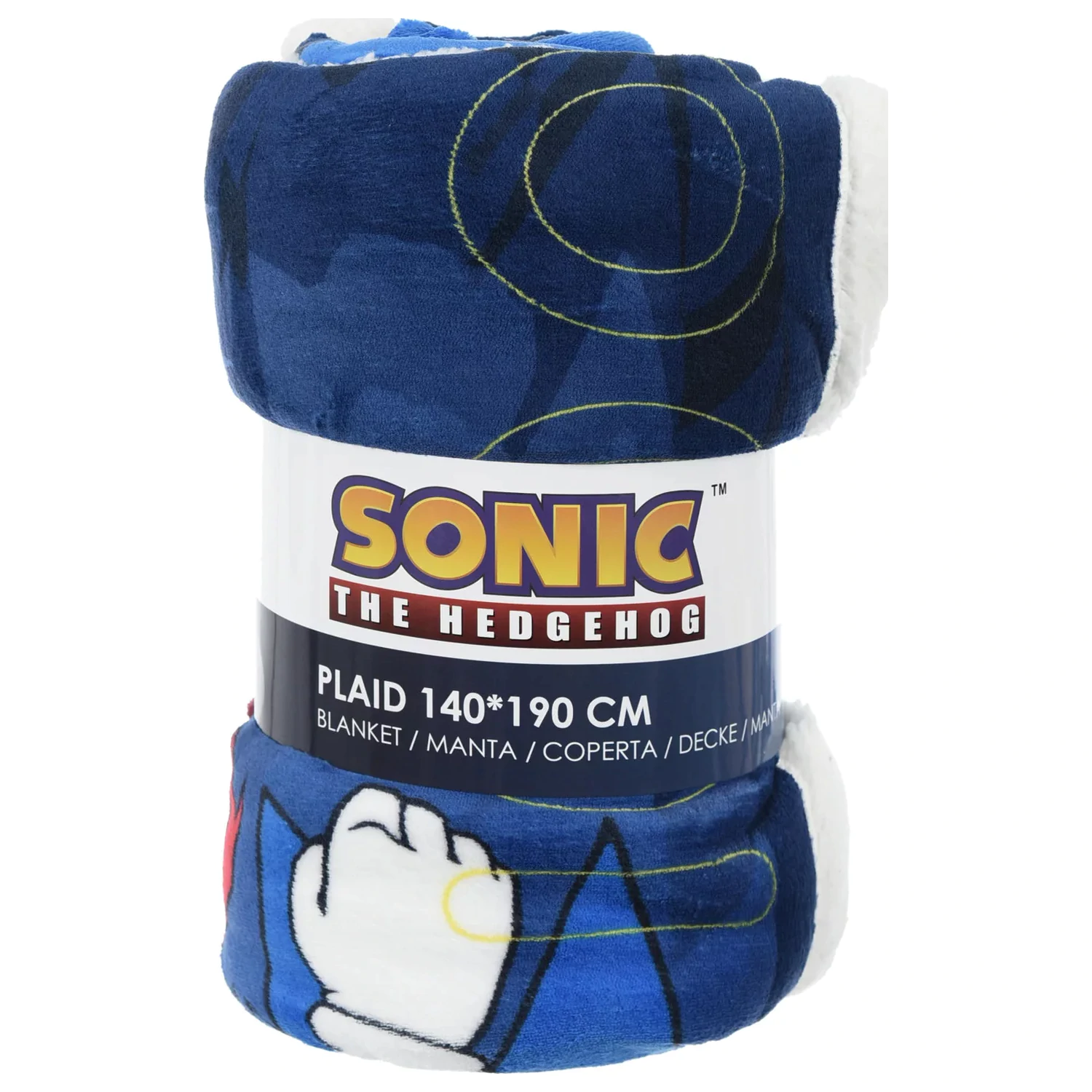 Sonic Unstoppable sherpa takaró 140x190 cm termékfotó