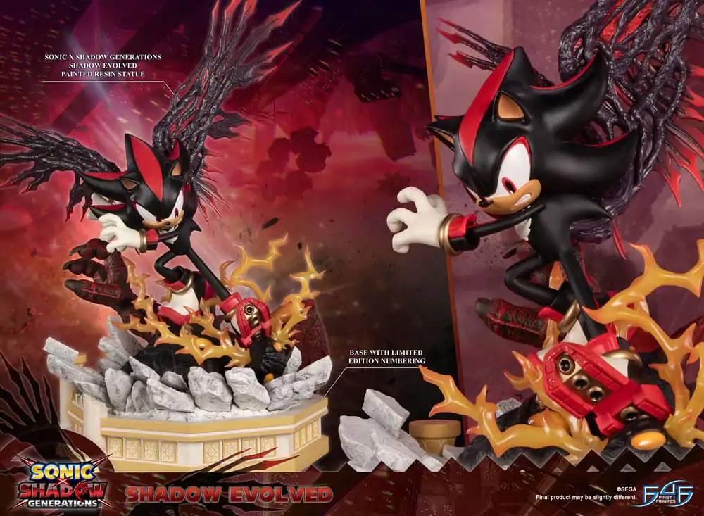 Sonic X Shadow Generations Shadow Evolved szobor figura 58 cm termékfotó