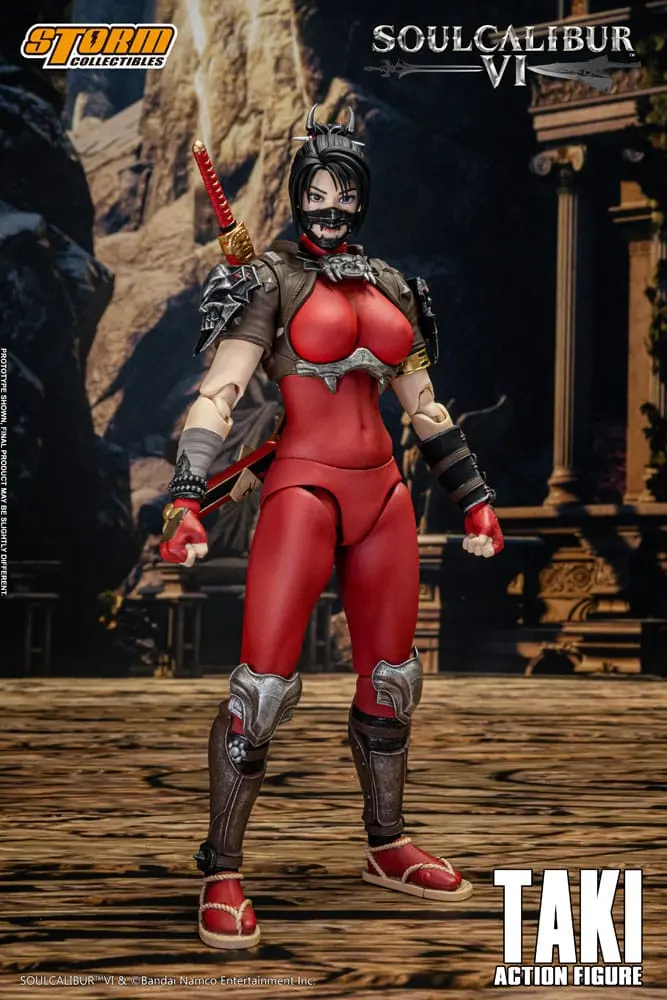 Soul Calibur VI 1/12 Taki akciófigura 18 cm termékfotó