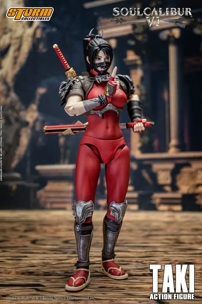 Soul Calibur VI 1/12 Taki akciófigura 18 cm termékfotó