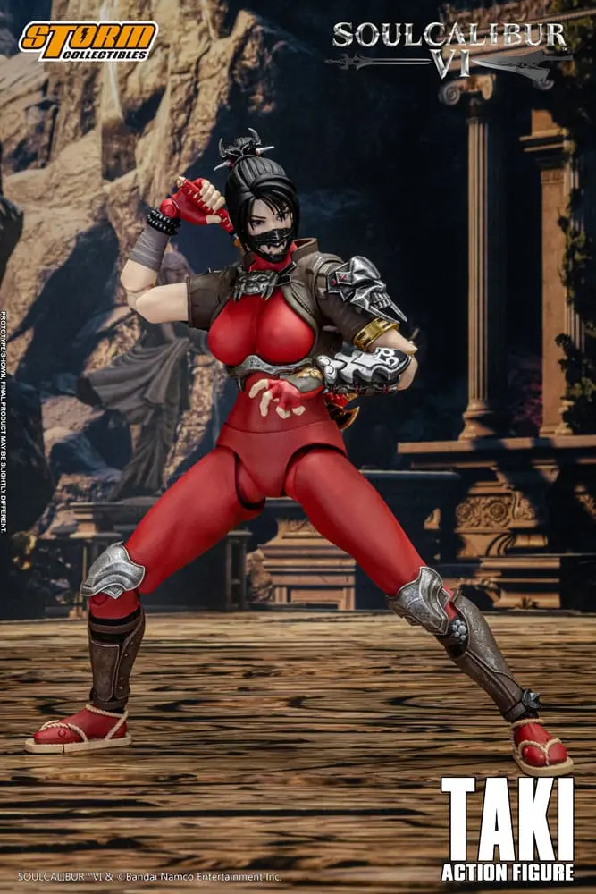Soul Calibur VI 1/12 Taki akciófigura 18 cm termékfotó