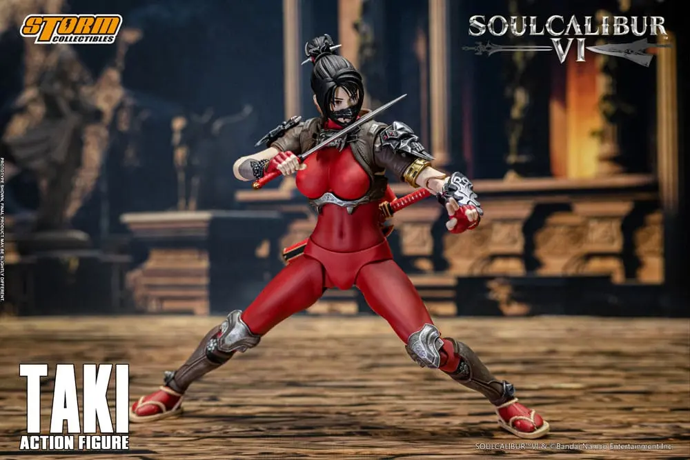 Soul Calibur VI 1/12 Taki akciófigura 18 cm termékfotó
