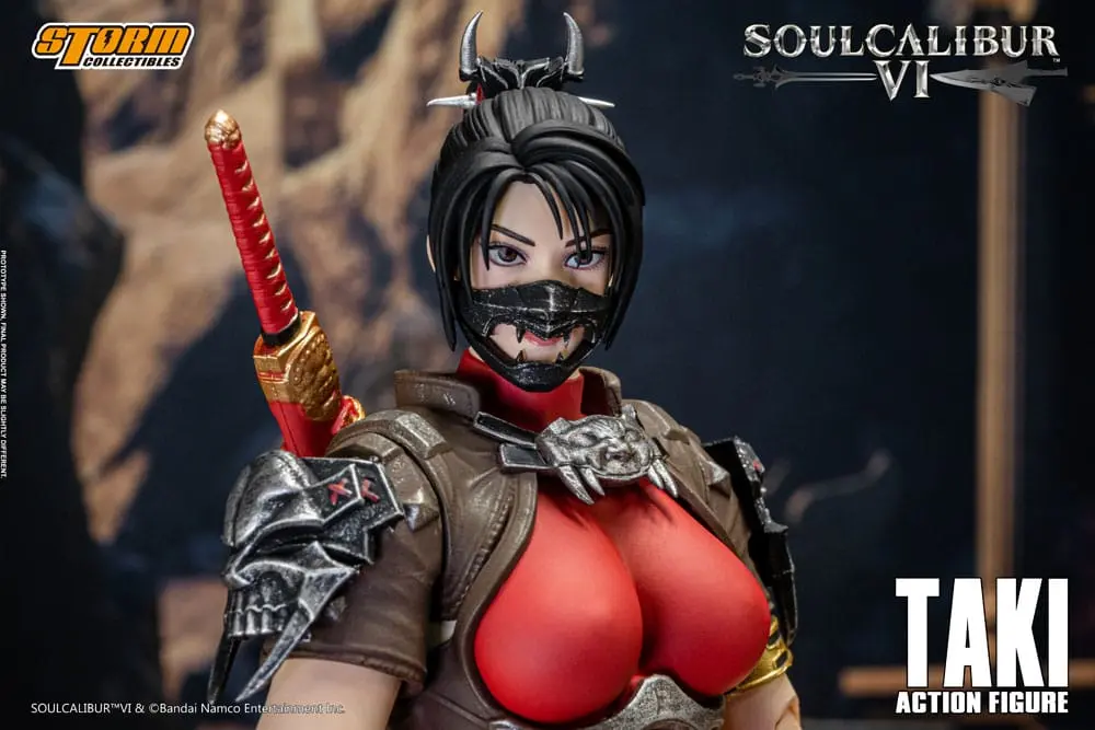 Soul Calibur VI 1/12 Taki akciófigura 18 cm termékfotó
