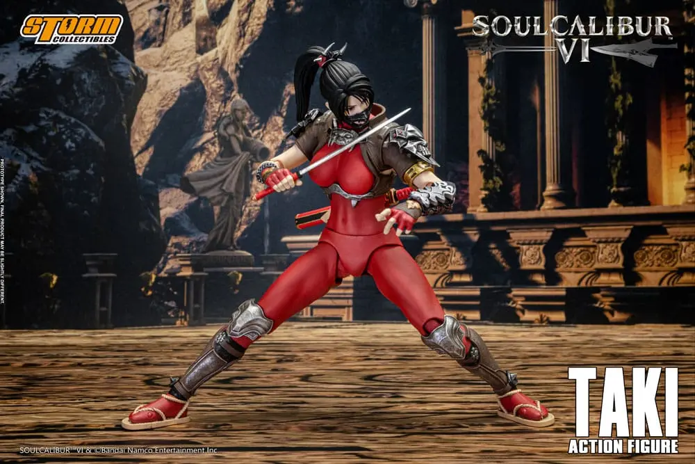 Soul Calibur VI 1/12 Taki akciófigura 18 cm termékfotó