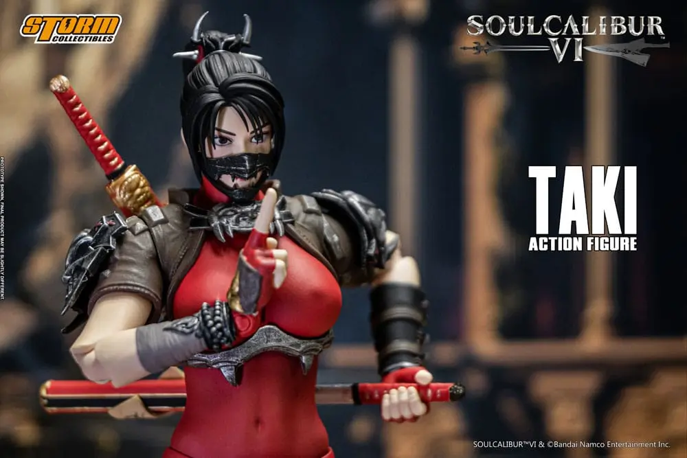 Soul Calibur VI 1/12 Taki akciófigura 18 cm termékfotó