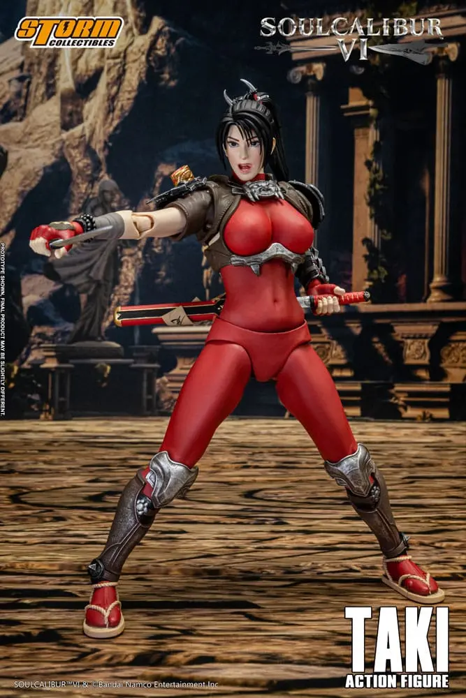 Soul Calibur VI 1/12 Taki akciófigura 18 cm termékfotó