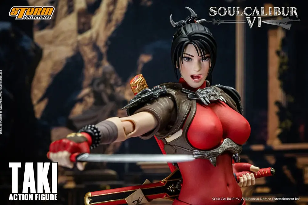 Soul Calibur VI 1/12 Taki akciófigura 18 cm termékfotó