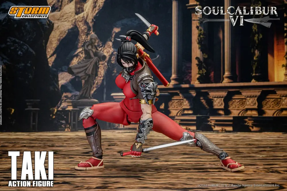 Soul Calibur VI 1/12 Taki akciófigura 18 cm termékfotó