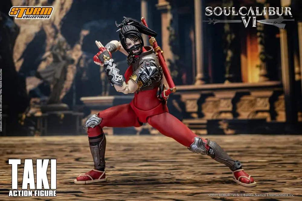 Soul Calibur VI 1/12 Taki akciófigura 18 cm termékfotó
