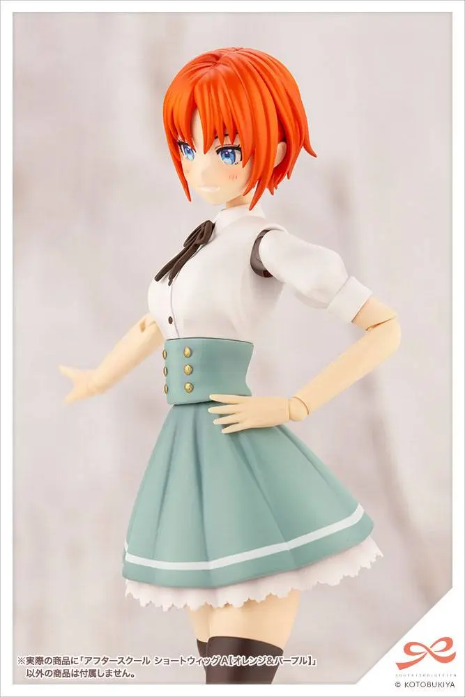 Sousai Shojo Teien 1/10 After School Short Wigs Type A Orange &amp; Purple modell készlet kiegészítő csomag termékfotó