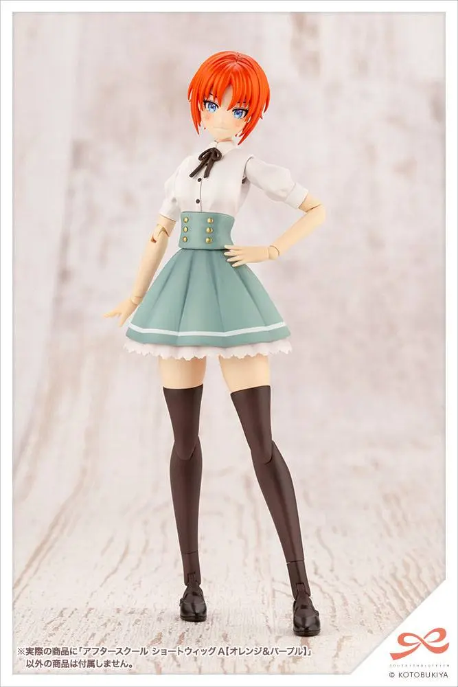 Sousai Shojo Teien 1/10 After School Short Wigs Type A Orange &amp; Purple modell készlet kiegészítő csomag termékfotó