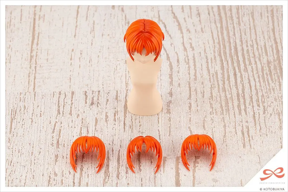 Sousai Shojo Teien 1/10 After School Short Wigs Type A Orange &amp; Purple modell készlet kiegészítő csomag termékfotó