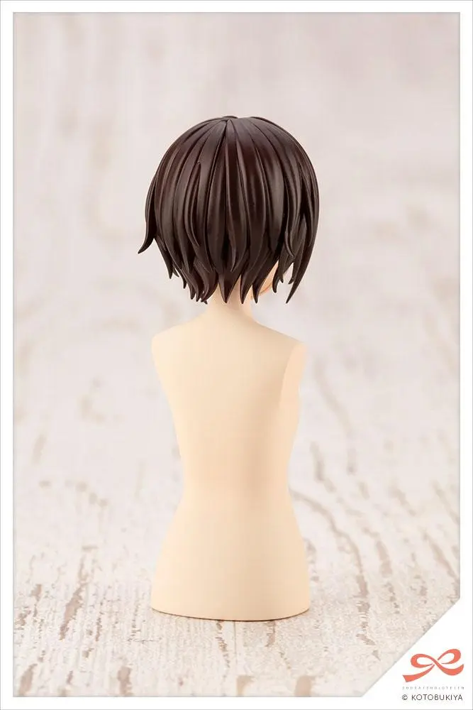 Sousai Shojo Teien 1/10 After School Short Wigs Type A White &amp; Choco Brown modell készlet kiegészítő csomag termékfotó