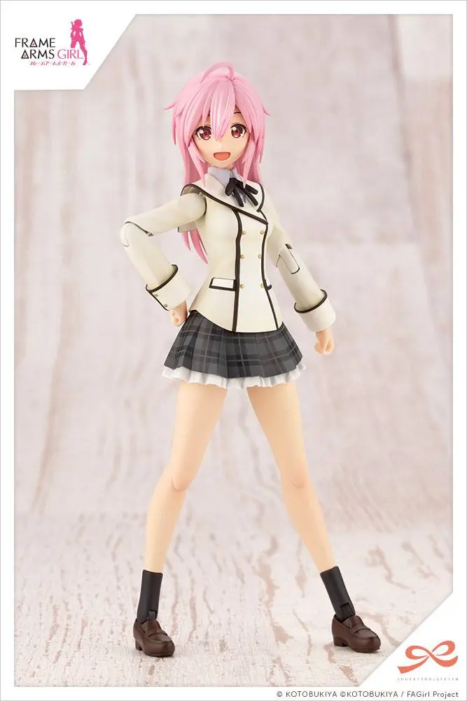 Sousai Shojo Teien 1/10 Ao Gennai Wakaba Girls' High School Winter Clothes Dreaming Style Monochrome Műanyag modell készlet 16 cm termékfotó