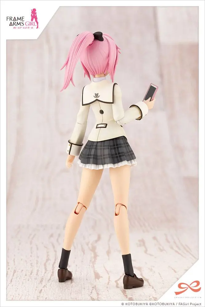 Sousai Shojo Teien 1/10 Ao Gennai Wakaba Girls' High School Winter Clothes Dreaming Style Monochrome Műanyag modell készlet 16 cm termékfotó