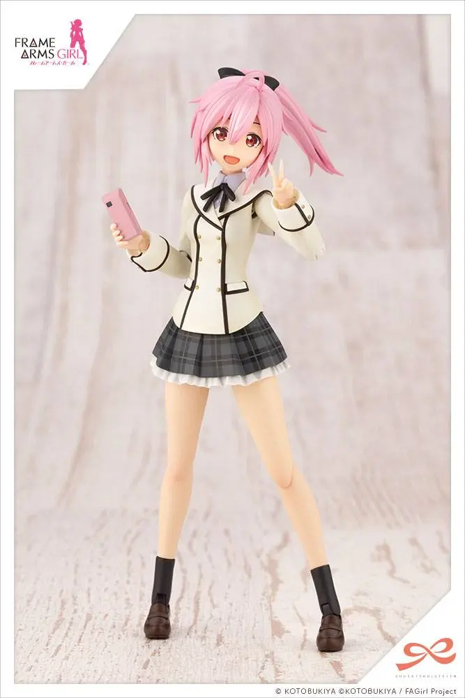 Sousai Shojo Teien 1/10 Ao Gennai Wakaba Girls' High School Winter Clothes Dreaming Style Monochrome Műanyag modell készlet 16 cm termékfotó