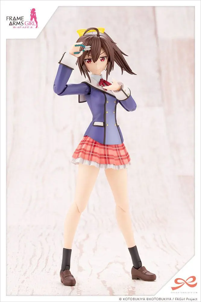 Sousai Shojo Teien 1/10 Ao Gennai Wakaba Girls' High School Winter Clothes Műanyag modell készlet 16 cm termékfotó