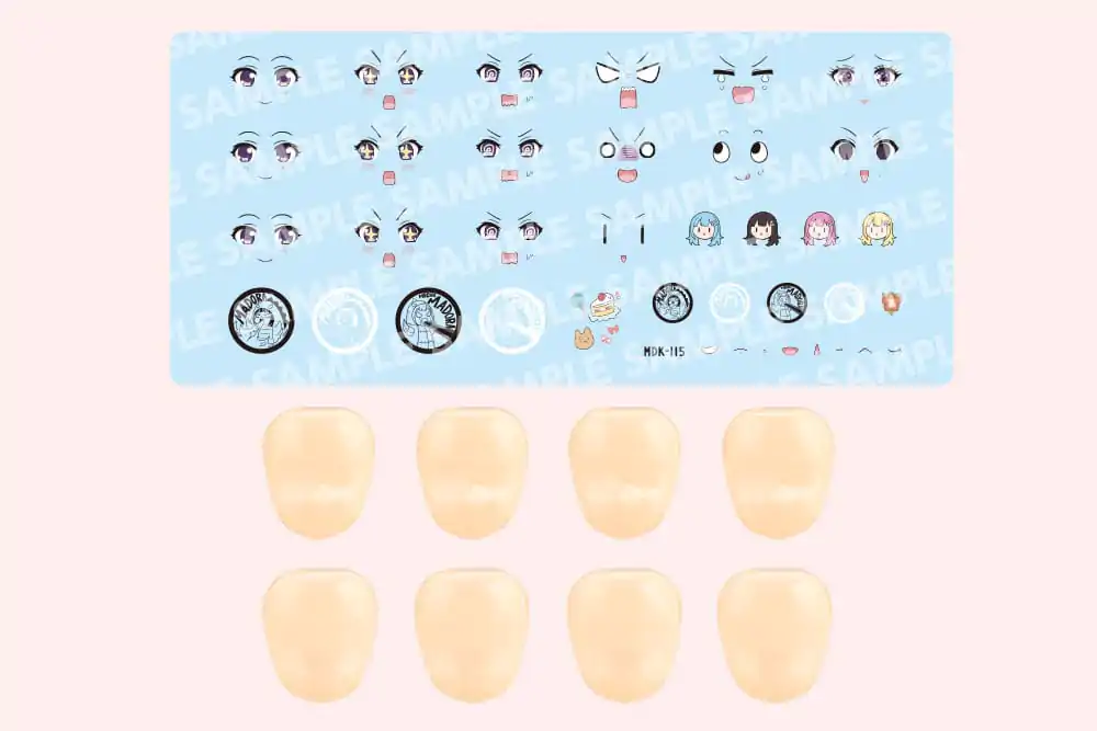 Sousai Shojo Teien 1/10 Customized Face & Decal Set Vol. 5 Designed Raguhonoerika For Madoka Yuki A modell készlet kiegészítő csomag termékfotó