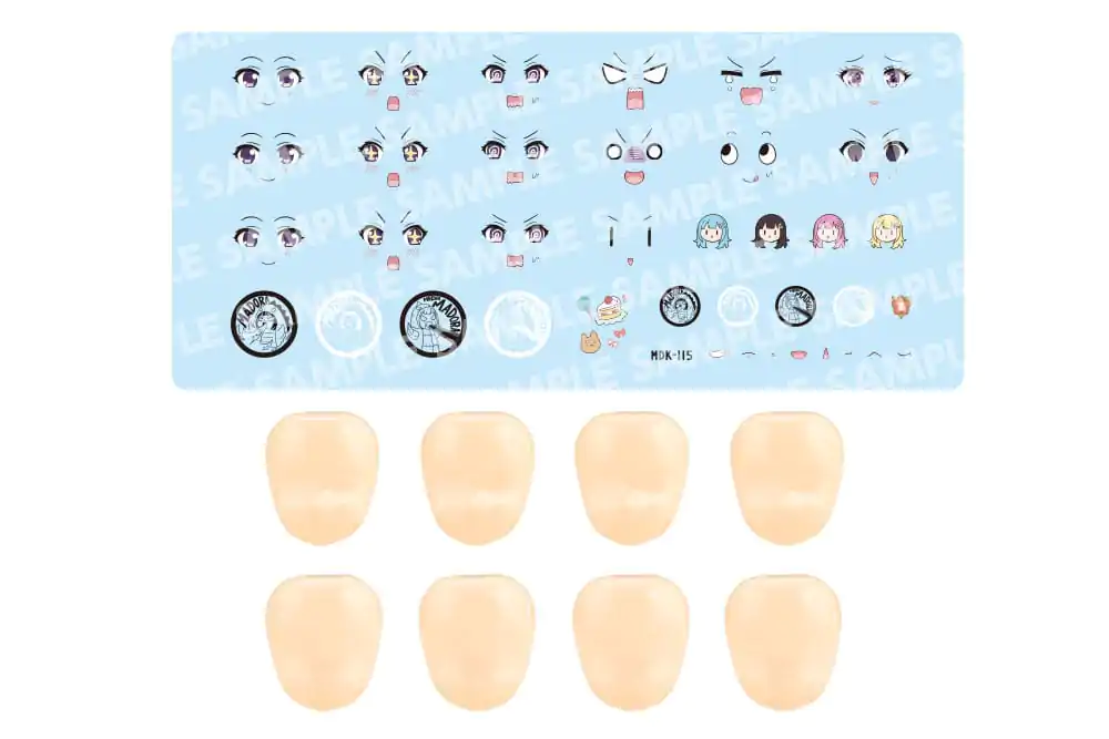 Sousai Shojo Teien 1/10 Customized Face & Decal Set Vol. 5 Designed Raguhonoerika For Madoka Yuki A modell készlet kiegészítő csomag termékfotó