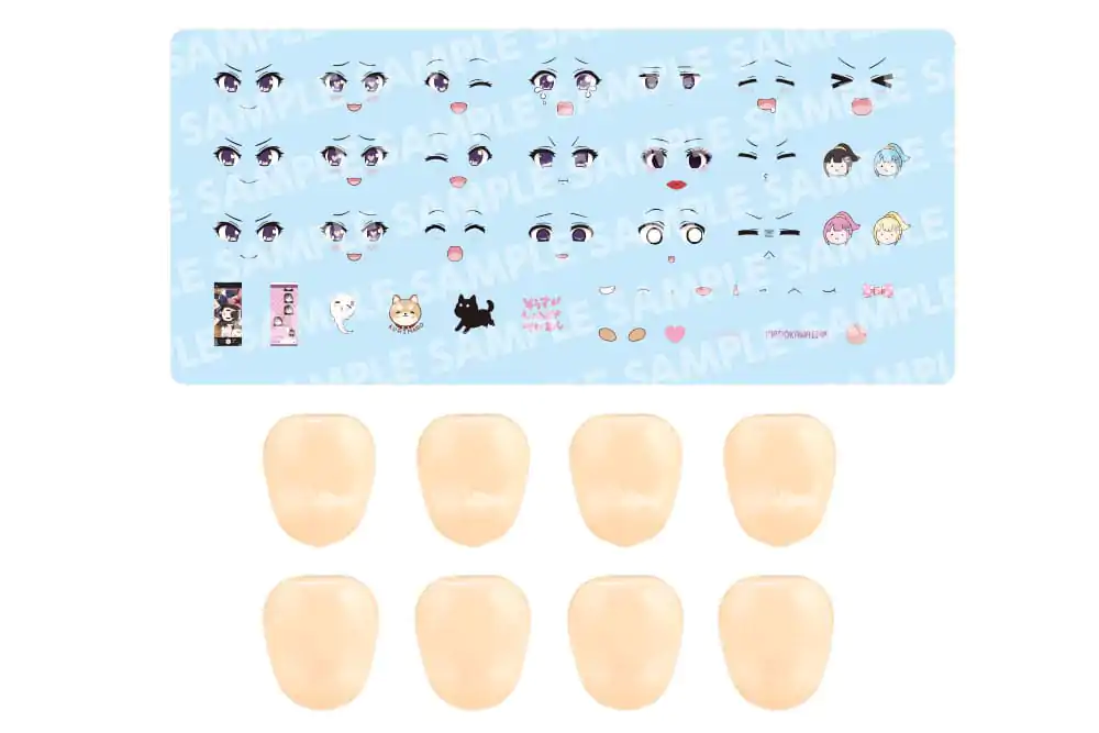 Sousai Shojo Teien 1/10 Customized Face & Decal Set Vol. 7 Designed Raguhonoerika For Madoka Yuki B modell készlet kiegészítő csomag csomag termékfotó