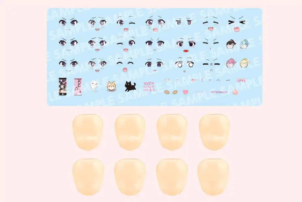 Sousai Shojo Teien 1/10 Customized Face & Decal Set Vol. 7 Designed Raguhonoerika For Madoka Yuki B modell készlet kiegészítő csomag csomag termékfotó