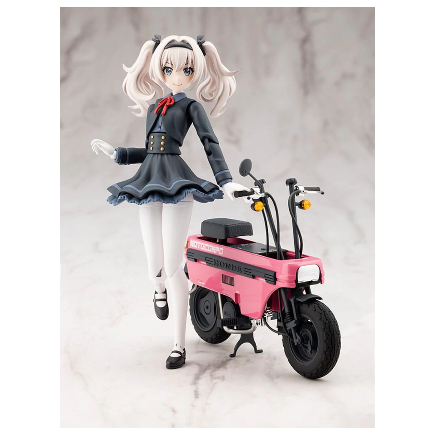 Sousai Shojo Teien 1/10 Emma Koishikawa Nocturne with Honda AB12 Motocompo Műanyag modell készlet 14 cm    termékfotó
