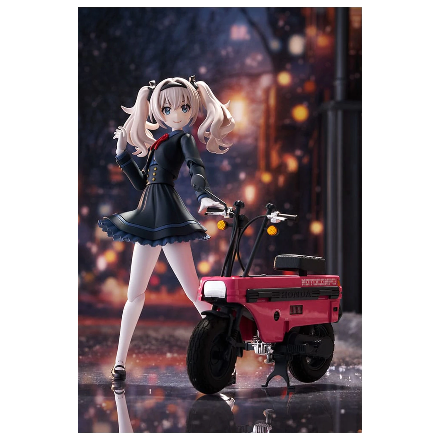 Sousai Shojo Teien 1/10 Emma Koishikawa Nocturne with Honda AB12 Motocompo Műanyag modell készlet 14 cm    termékfotó