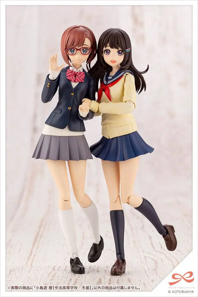 Sousai Shojo Teien 1/10 Koyomi Takanashi Ryobu High School Winter Clothes Műanyag modell készlet 15 cm termékfotó