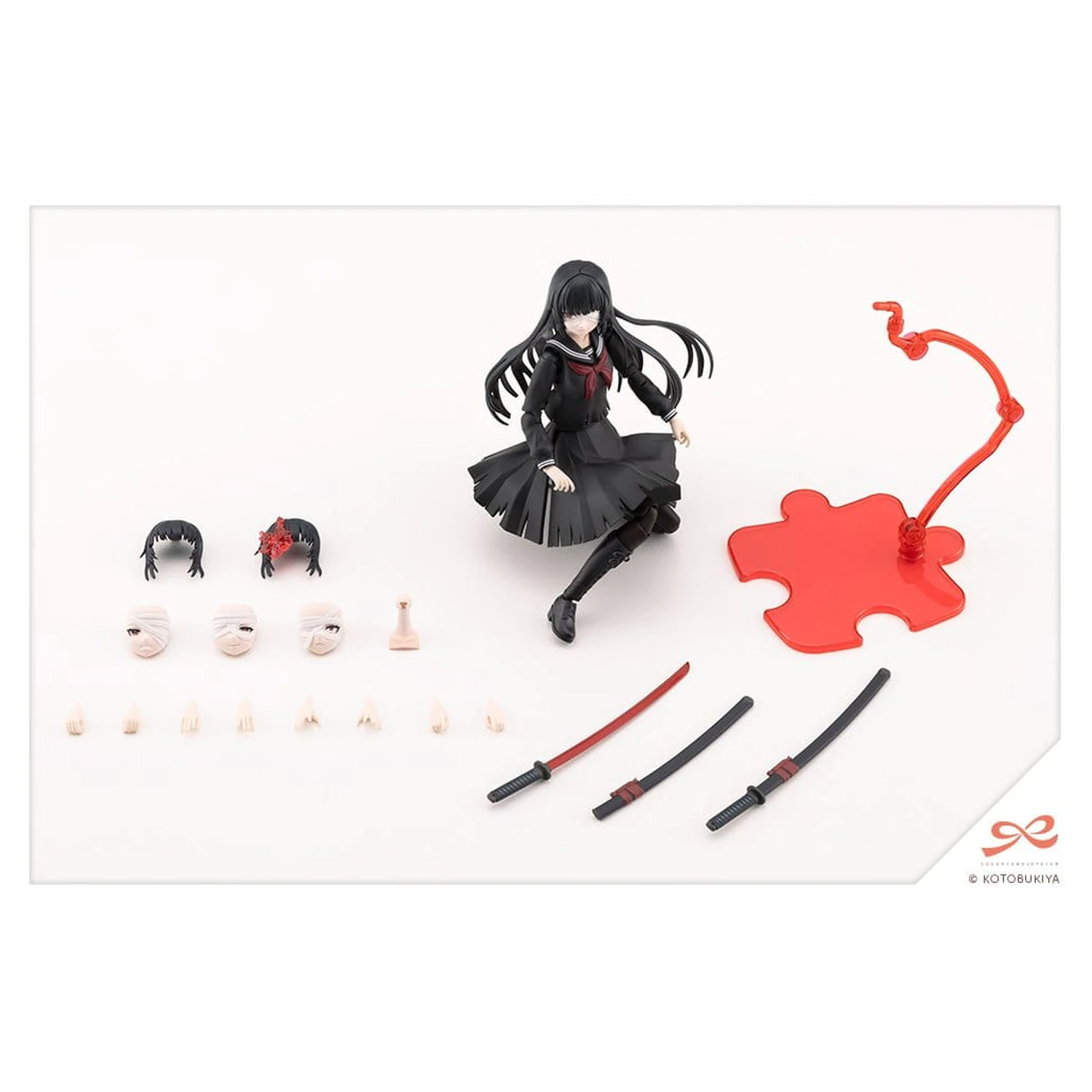 Sousai Shojo Teien 1/10 Kuon Yakushiji Maria Kagaribi Damage Ver. műanyag modell készlet 16 cm termékfotó