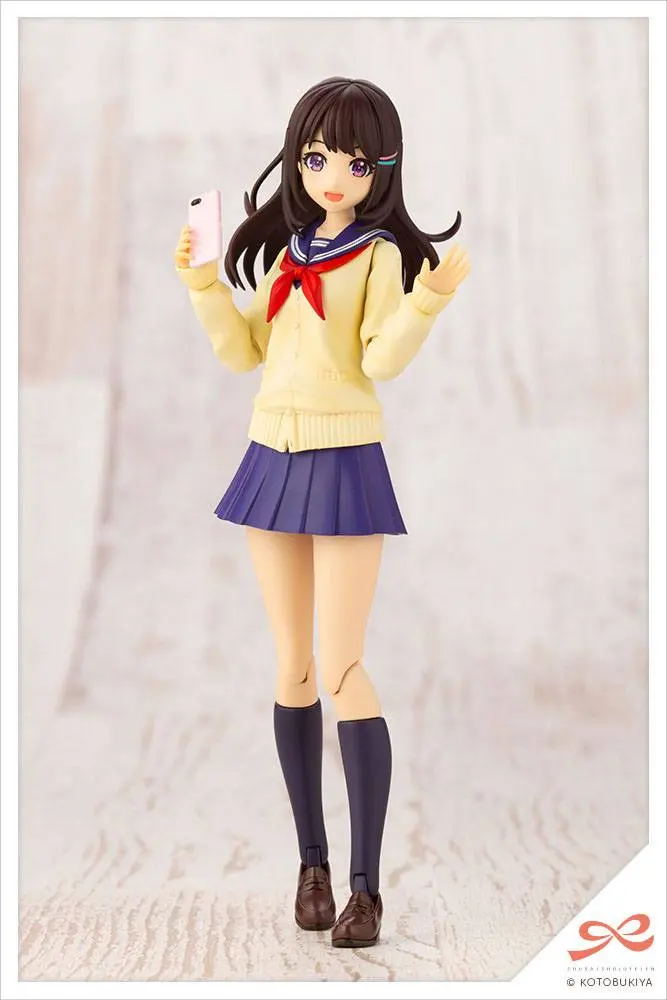 Sousai Shojo Teien 1/10 Madoka Yuki Touou High School Winter Clothes Műanyag modell készlet 15 cm termékfotó