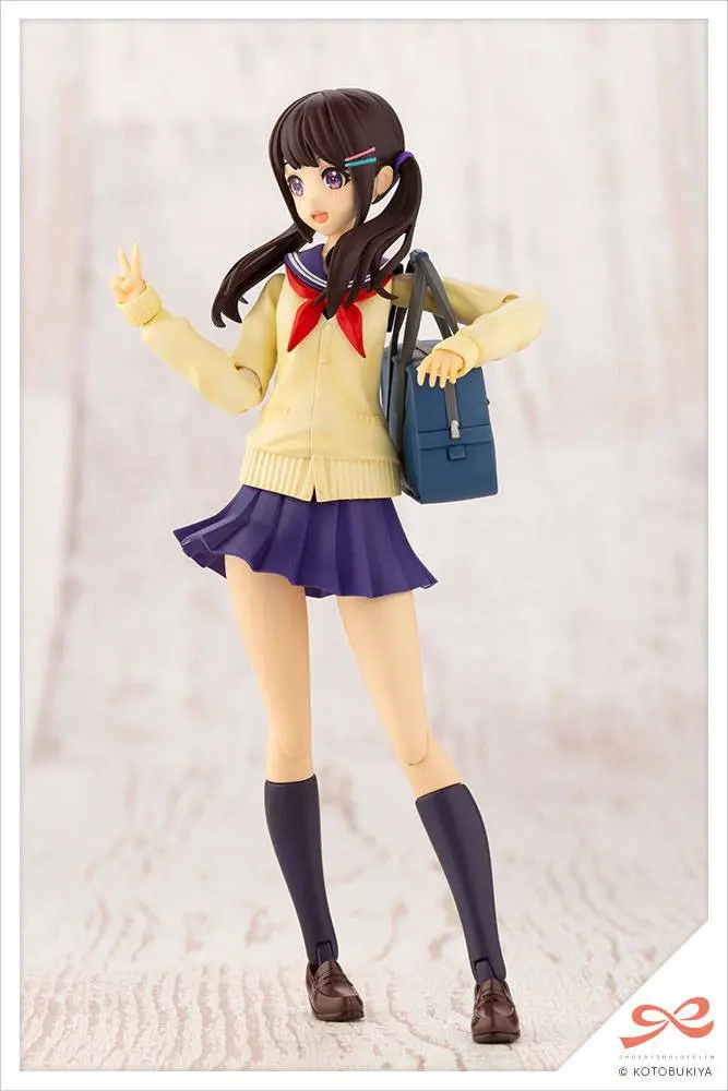 Sousai Shojo Teien 1/10 Madoka Yuki Touou High School Winter Clothes Műanyag modell készlet 15 cm termékfotó