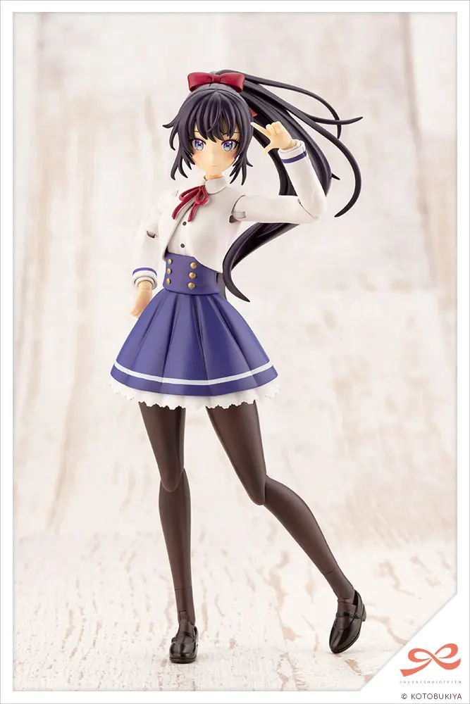 Sousai Shojo Teien 1/10 Ritsuka Saeki St. Iris Gauken Girls' High School Winter Clothes Dreaming Style Snow White Műanyag modell készlet 16 cm termékfotó