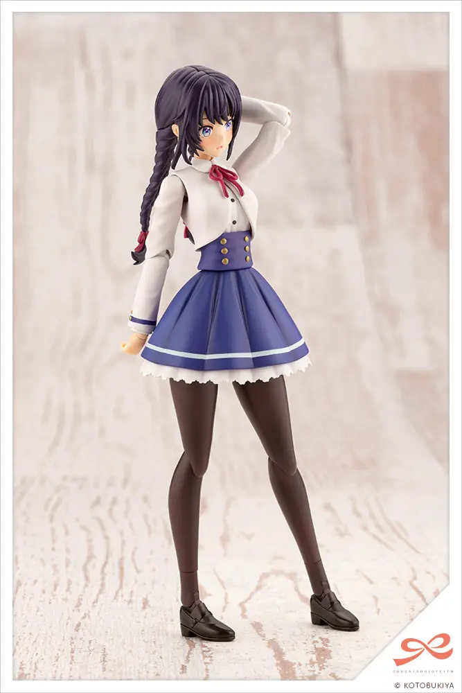 Sousai Shojo Teien 1/10 Ritsuka Saeki St. Iris Gauken Girls' High School Winter Clothes Dreaming Style Snow White Műanyag modell készlet 16 cm termékfotó